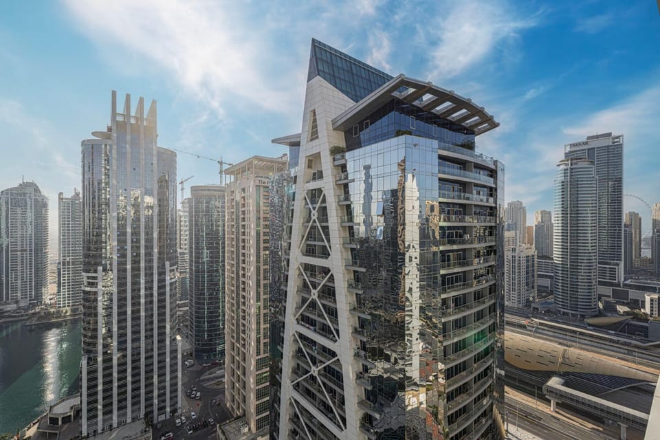 Luxury 1BR Lake View Near Metro & Marina Apartment in Dubai