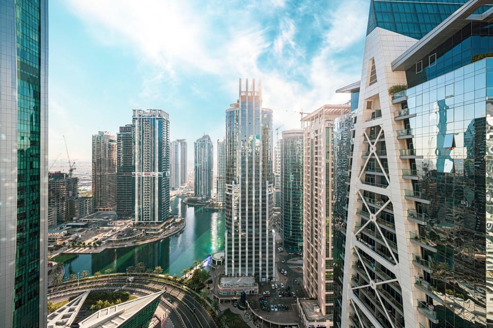 Luxury 1BR Lake View Near Metro & Marina Apartment in Dubai