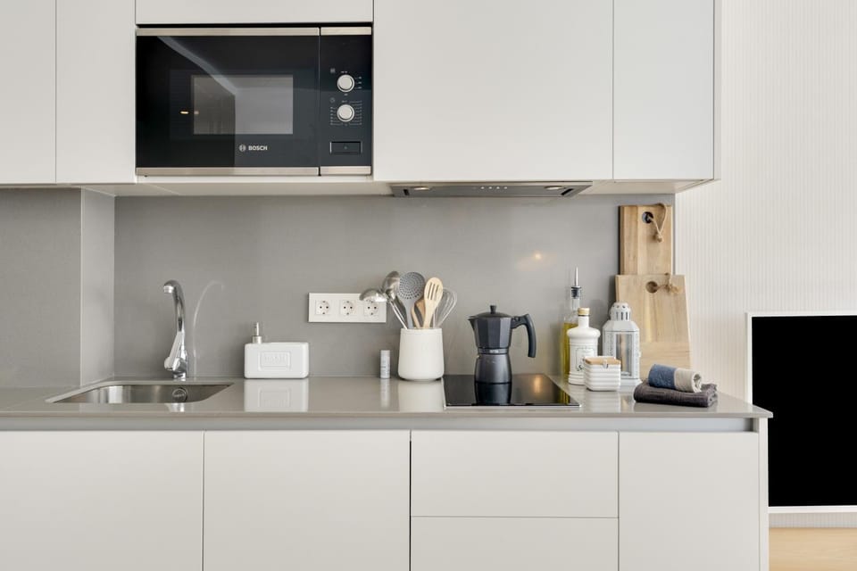 Kitchen or kitchenette, Living room