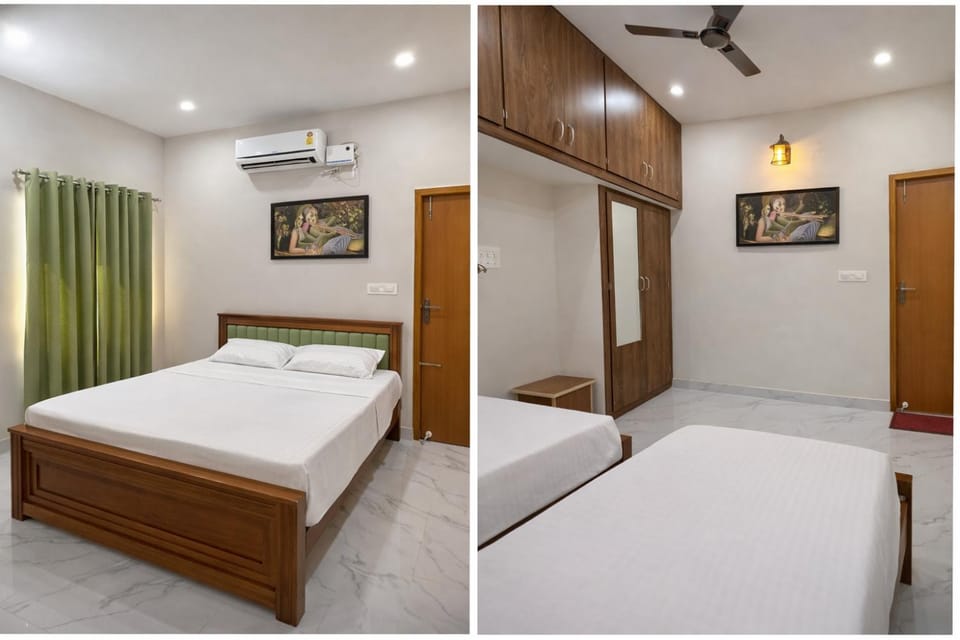 Bedroom, air conditioner