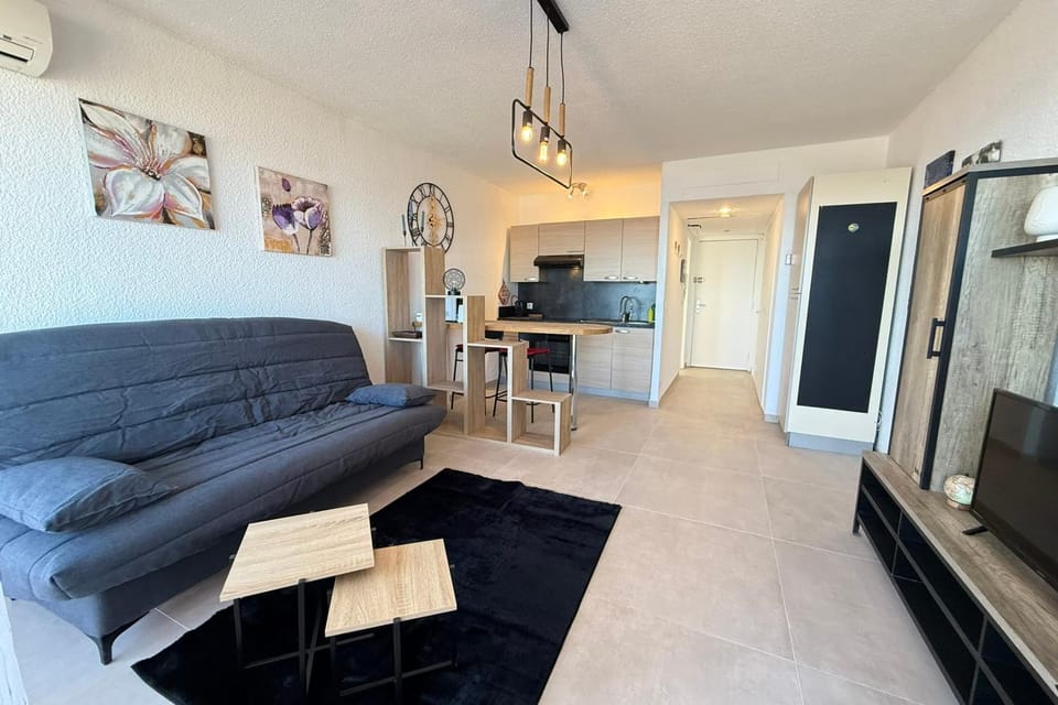 06DO Beau studio rénové face à la mer Apartment in Antibes