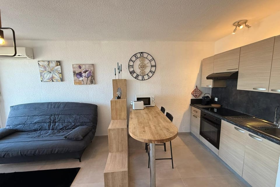 06DO Beau studio rénové face à la mer Apartment in Antibes