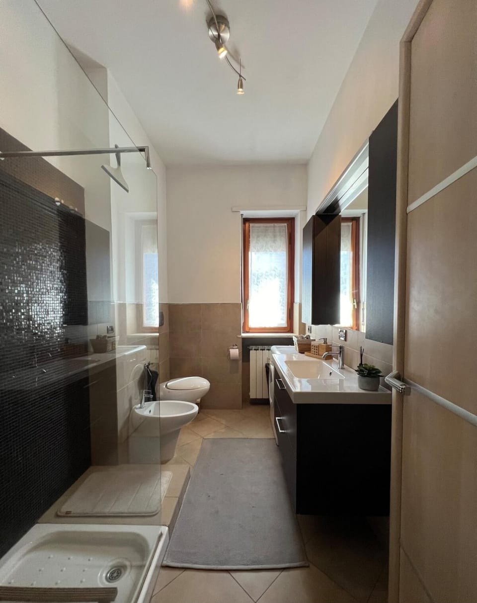 Shower, Toilet, Bathroom, bidet, towels