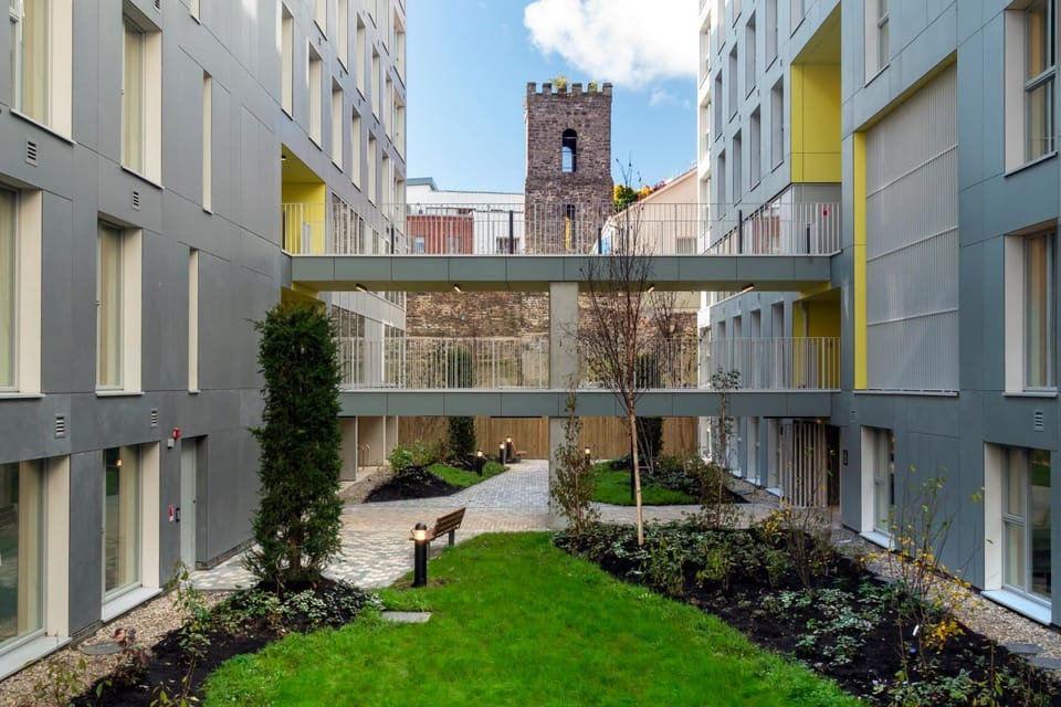 Property building, Garden