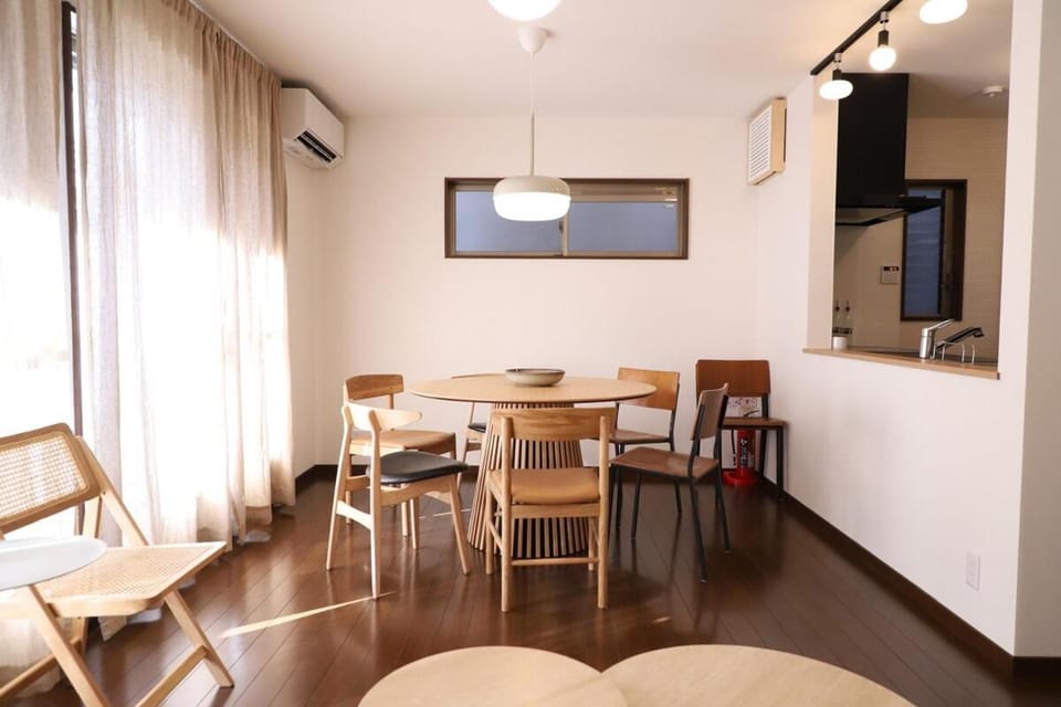 Dining area, air conditioner