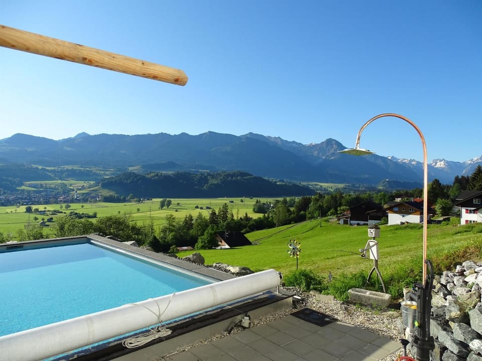 Nearby landmark, Day, Natural landscape, Mountain view, Pool view, Swimming pool