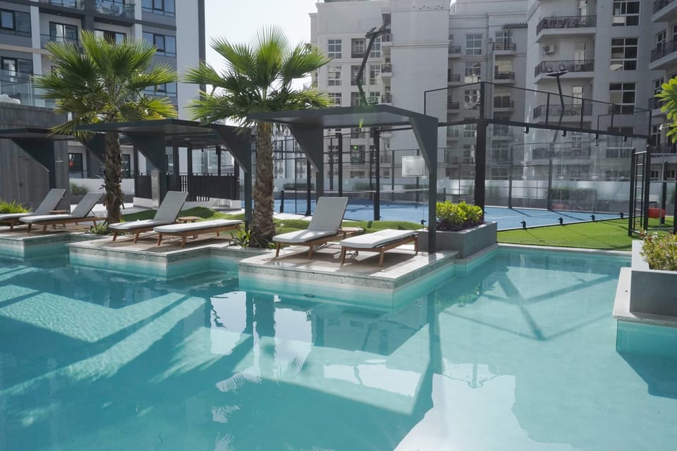 Garden, Swimming pool, sunbed