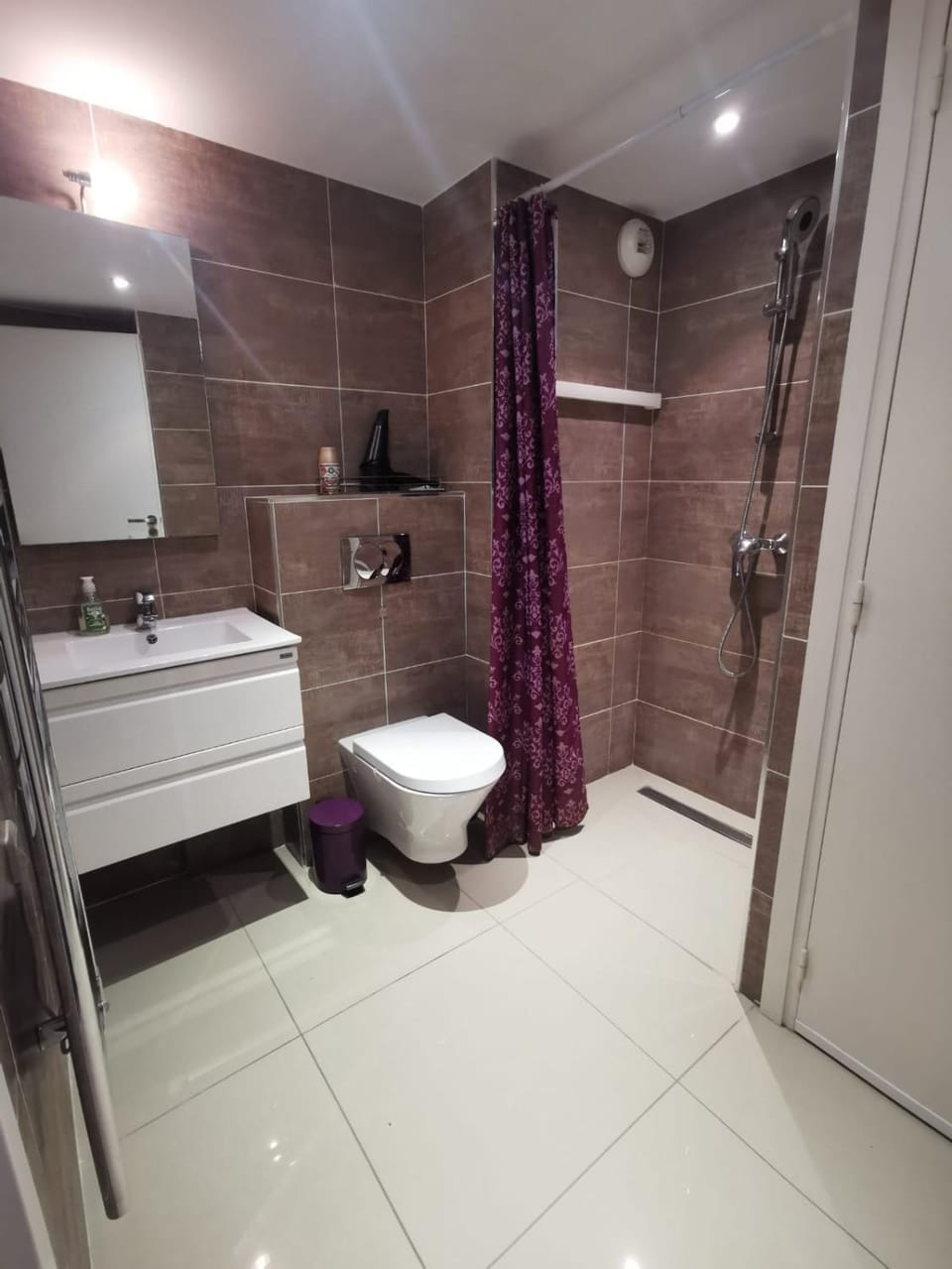 Shower, Toilet, towels