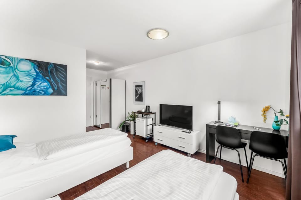 Bed, TV and multimedia
