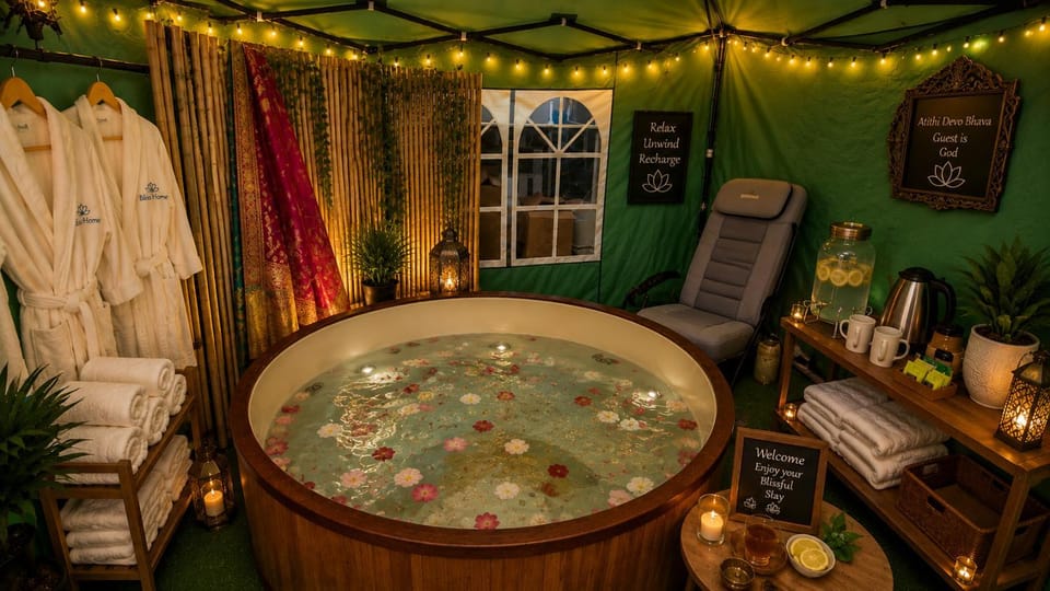 Hot Tub, Spa and wellness centre/facilities, Garden view, Garden view