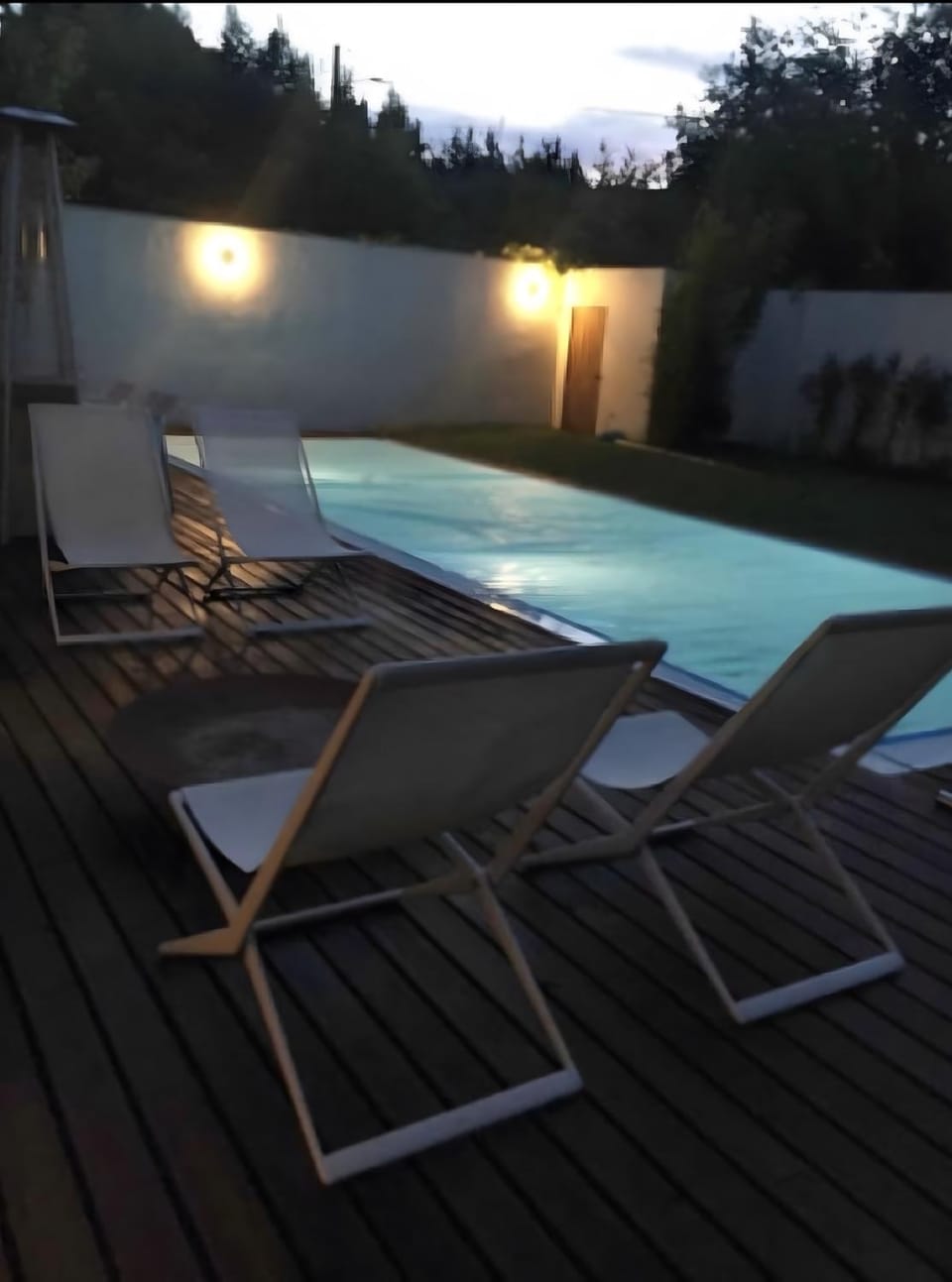 Property building, Living room, Swimming pool