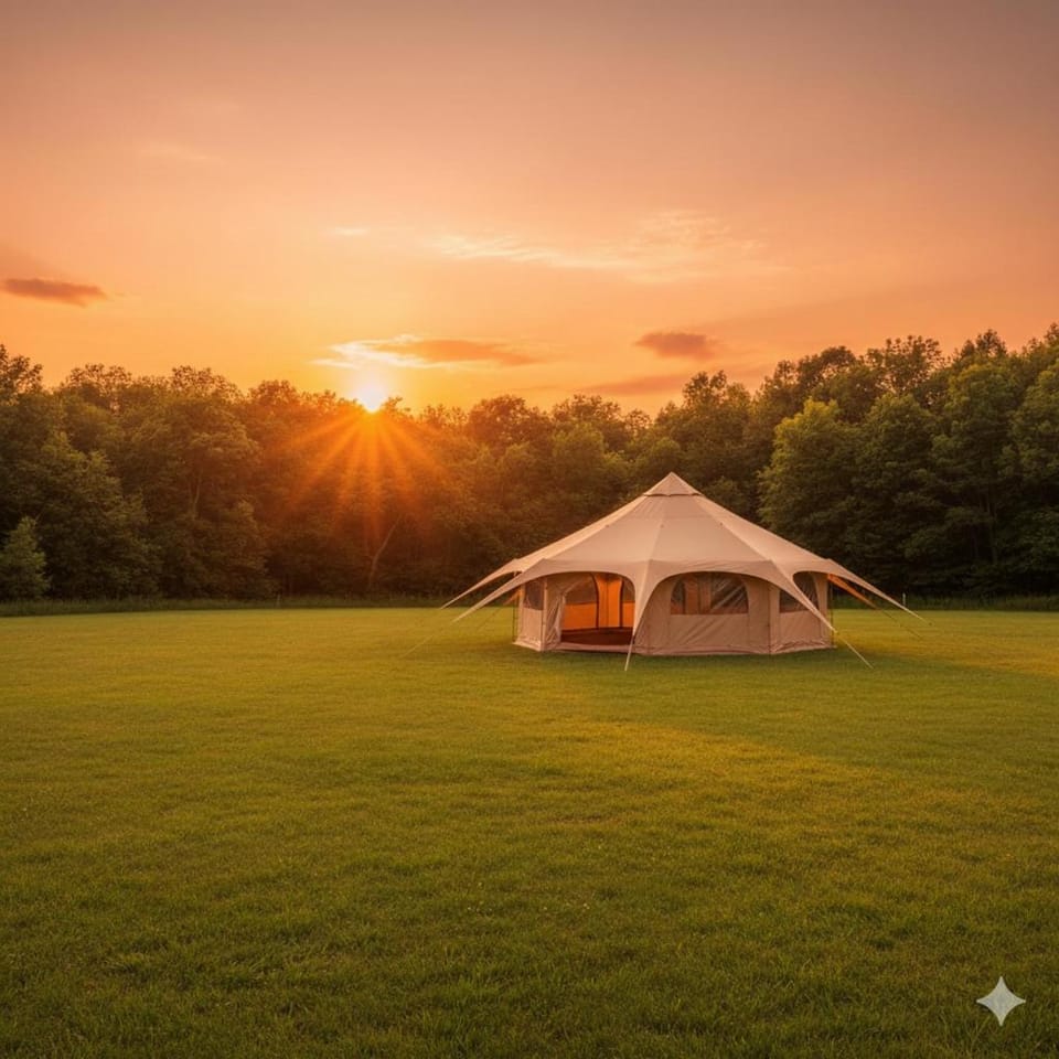 Namiotowe Wzgórze Garbicz Luxury tent in Poland