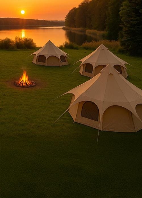 Namiotowe Wzgórze Garbicz Luxury tent in Poland