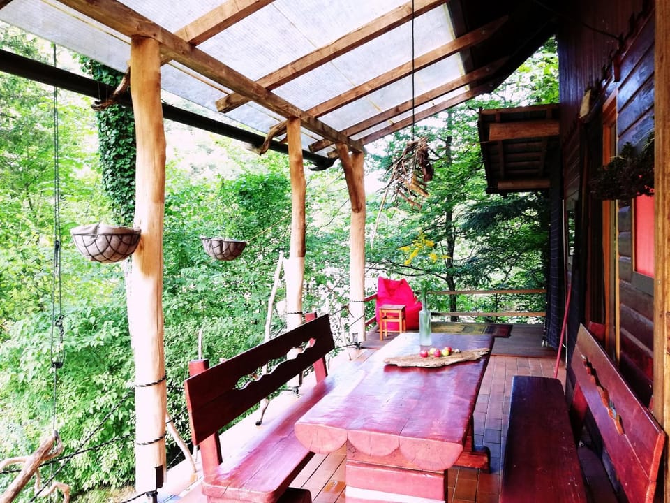 Garden, View (from property/room), Balcony/Terrace, Seating area, Dining area, Garden view