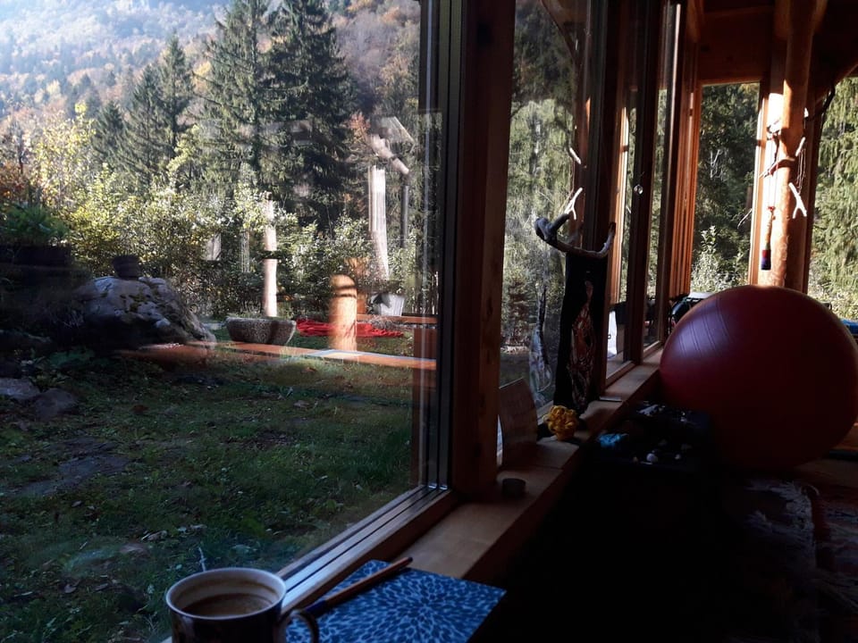 Natural landscape, View (from property/room), Garden view, Mountain view