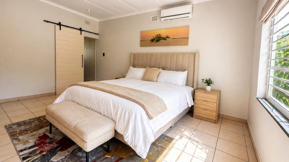 Bed, Bedroom, air conditioner