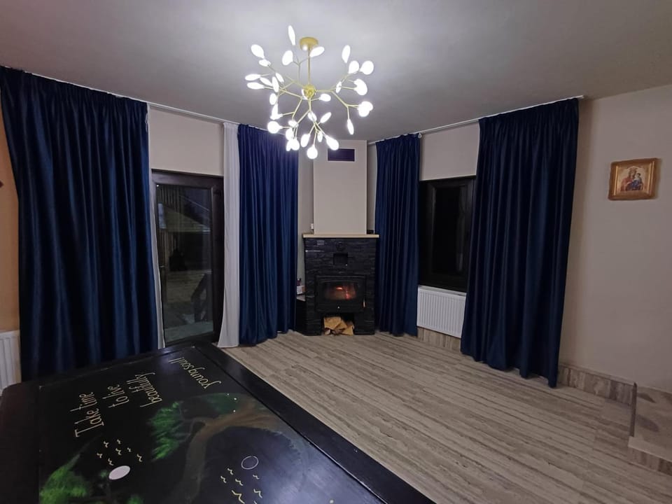 Living room, fireplace