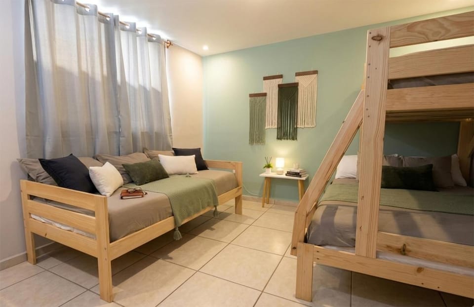 Bed, Photo of the whole room, Bedroom, bunk bed