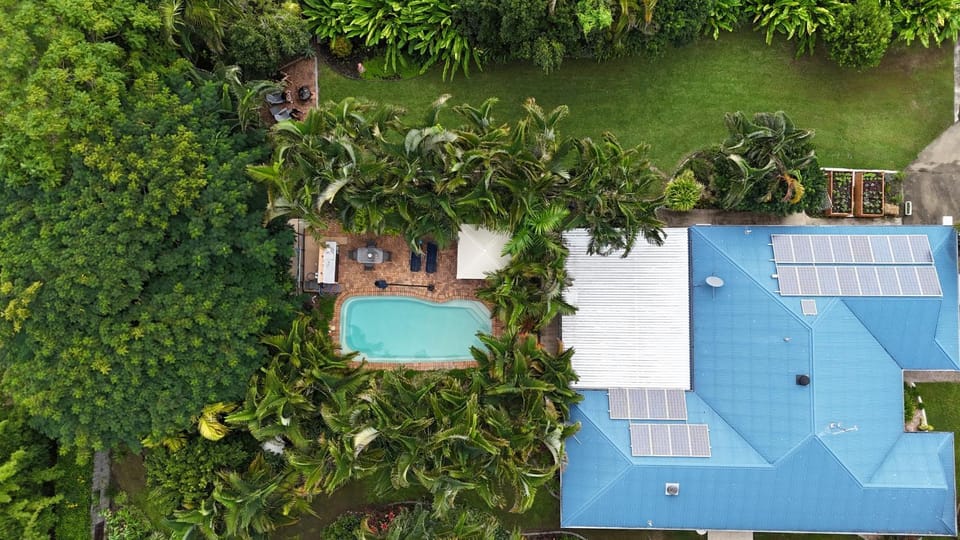 Day, Bird's eye view, Garden, Swimming pool, Swimming pool, sunbed