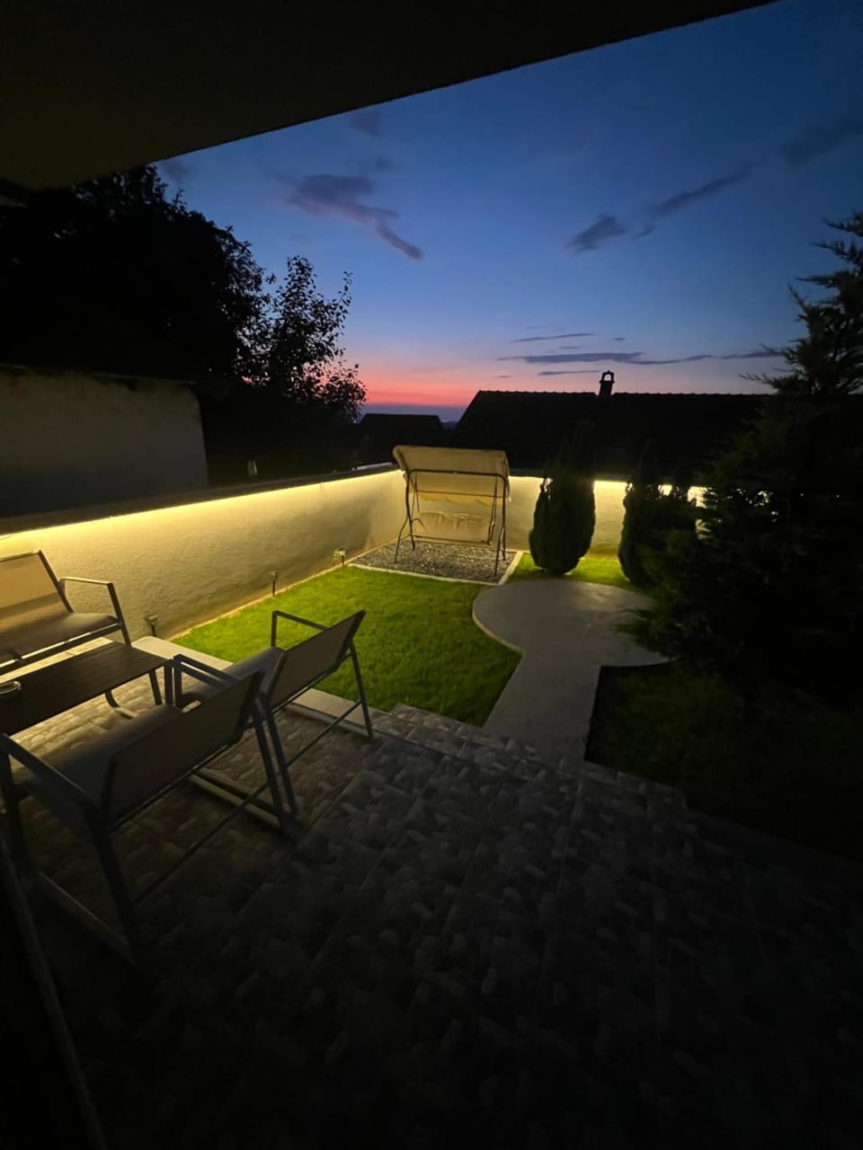 Patio, Sunset