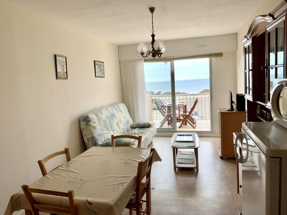 Appartement 4 pers, face océan, animaux admis, parking, wifi - FR-1-843-58 Apartment in Le Croisic