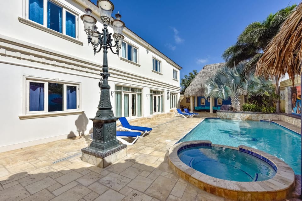 Patio, Day, Pool view, Swimming pool, sunbed