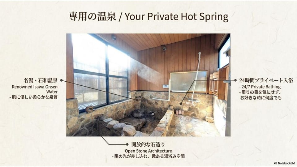New Open! Isawa Onsen Area Inn with Stone Baths Old Private House Free Wi-Fi Beko-no-Yu House in Nagano Prefecture