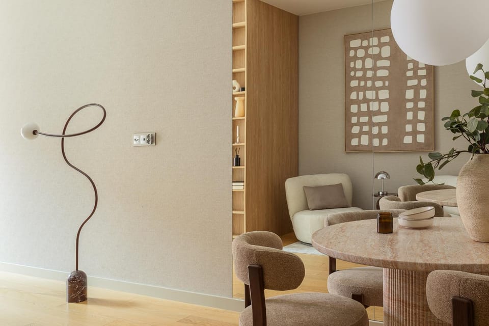 Living room, Seating area, Dining area