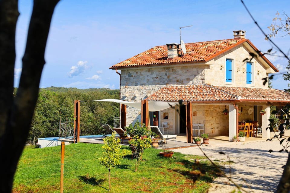 Atemberaubende und hundefreundliche Steinvilla mit Privatpool, Waschmaschine, WiFi House in Istria County