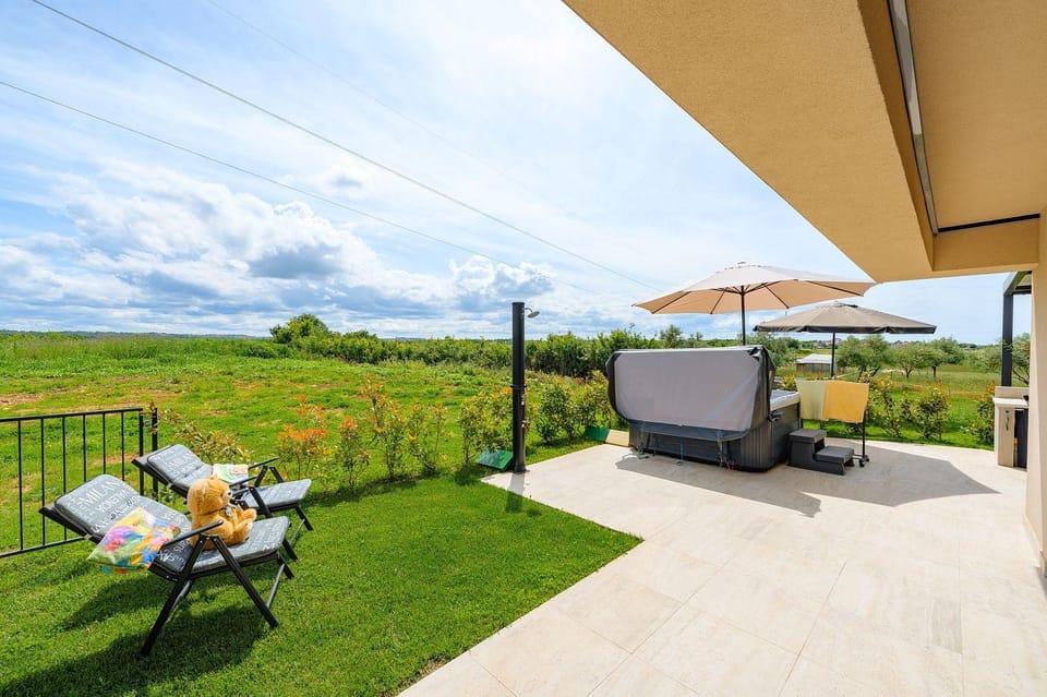 Atemberaubendes Apartment mit Whirlpool, Grillbereich, Smart TV Apartment in Istria County