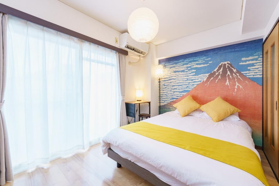 Bed, Bedroom, air conditioner