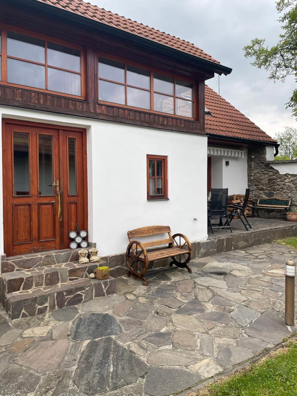 Property building, Patio