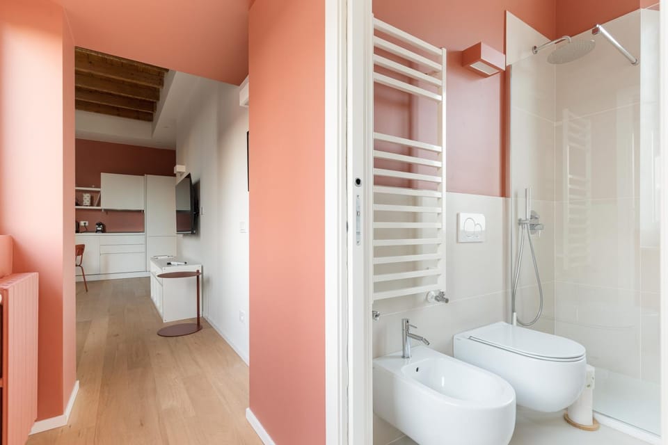 Bathroom, Living room