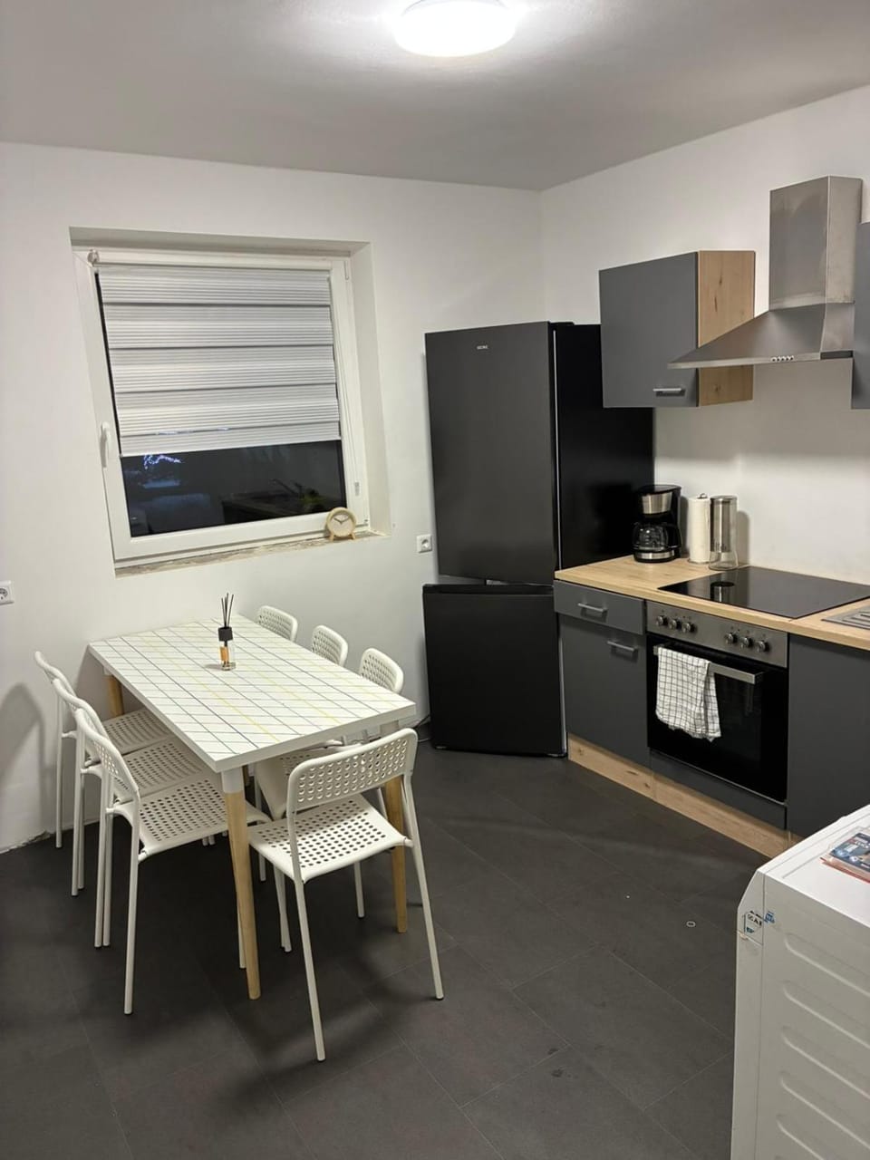 Communal kitchen, stove, washing machine, kitchen