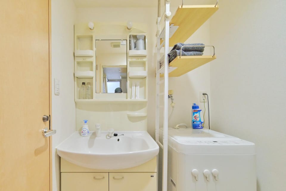Bathroom, washing machine