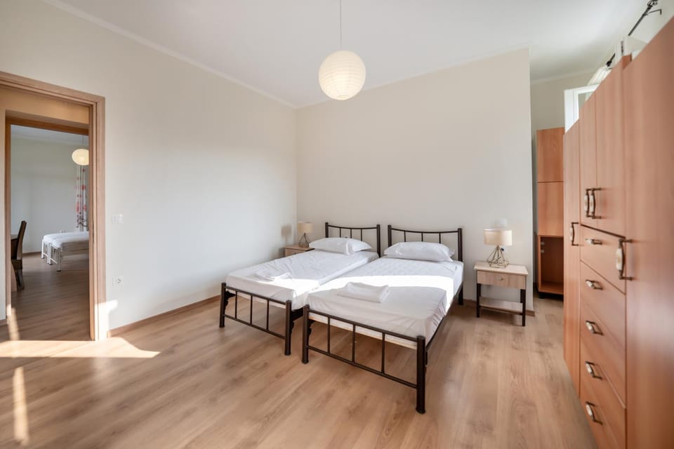 Property building, Living room, Bedroom