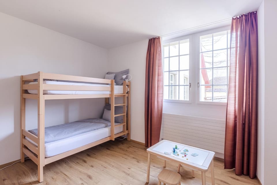 Bed, Photo of the whole room, Bedroom, bunk bed