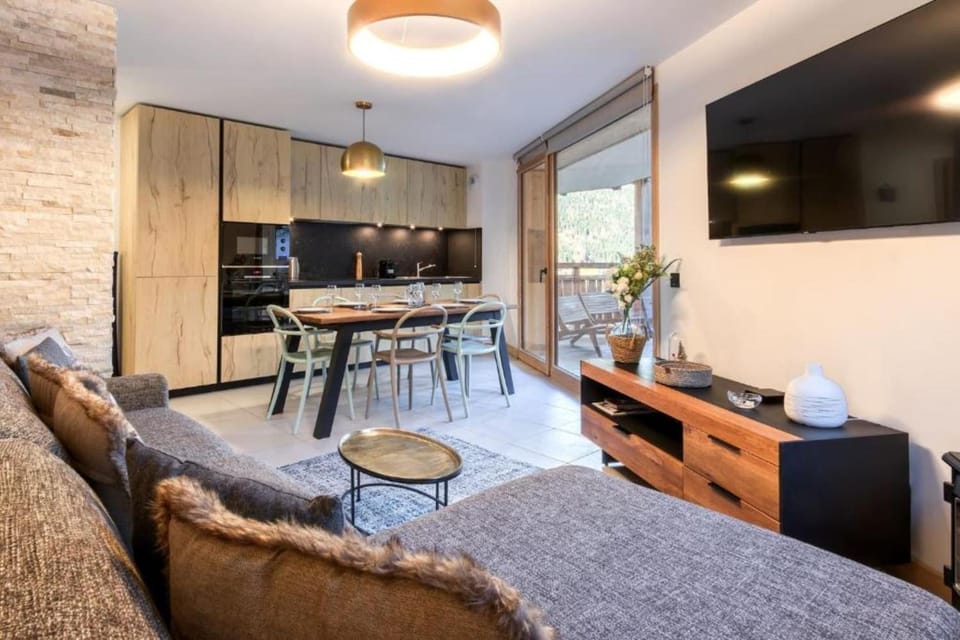 Modern flat in Les Houches Balcony Parking Apartment in Les Houches