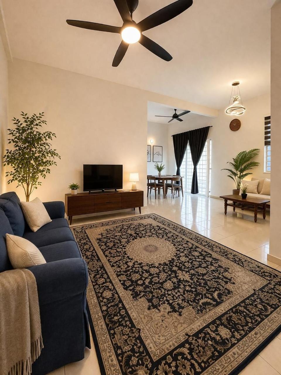 Living room, Dining area
