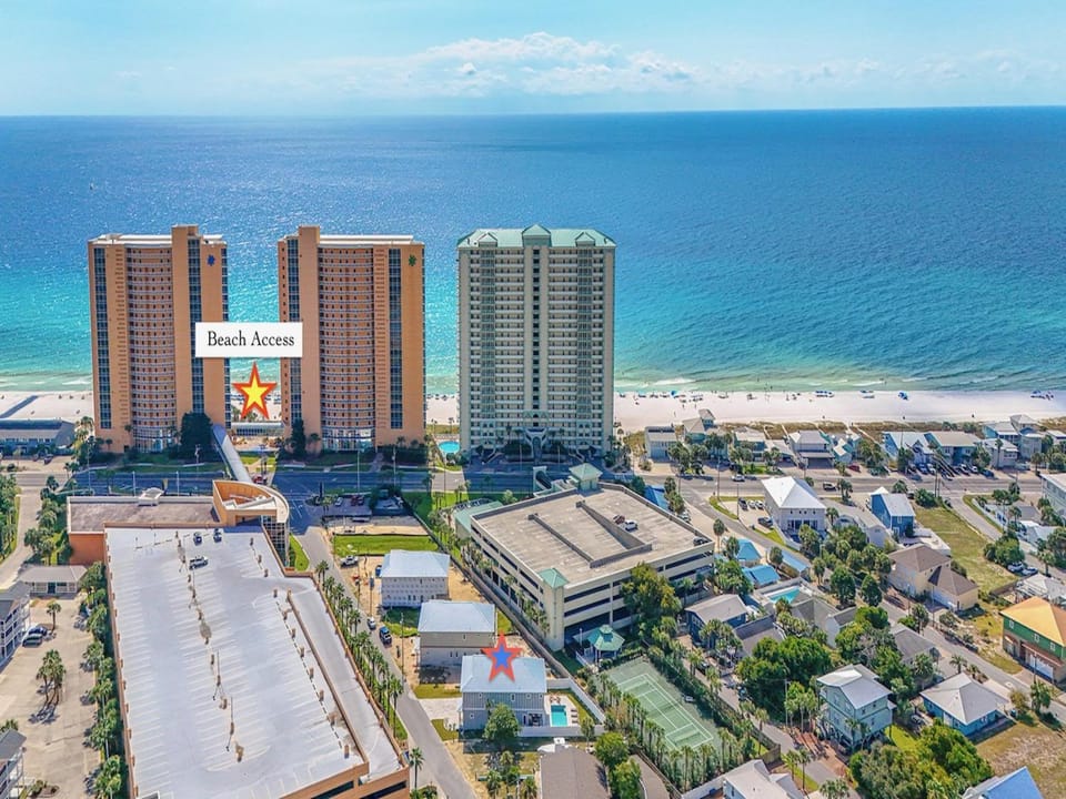 Neighbourhood, Bird's eye view, Beach, Sea view, Parking