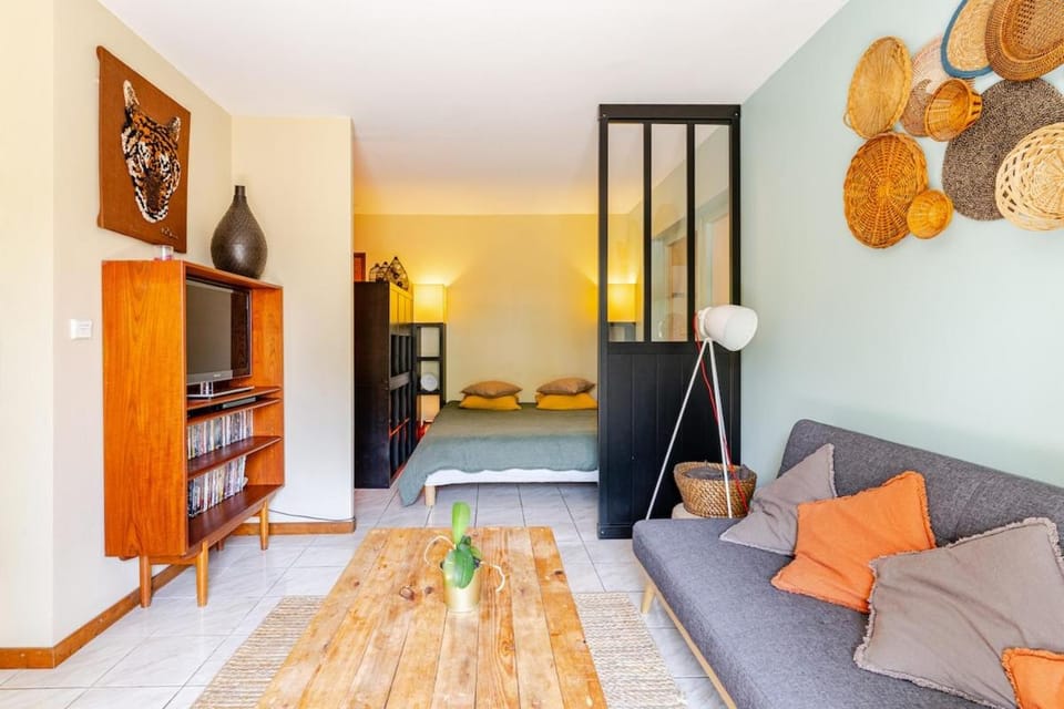 Studio cosy nature avec terrasse et jardin Apartment in Haute-Savoie