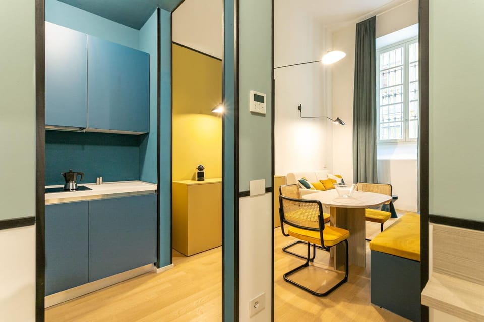 Kitchen or kitchenette, Living room