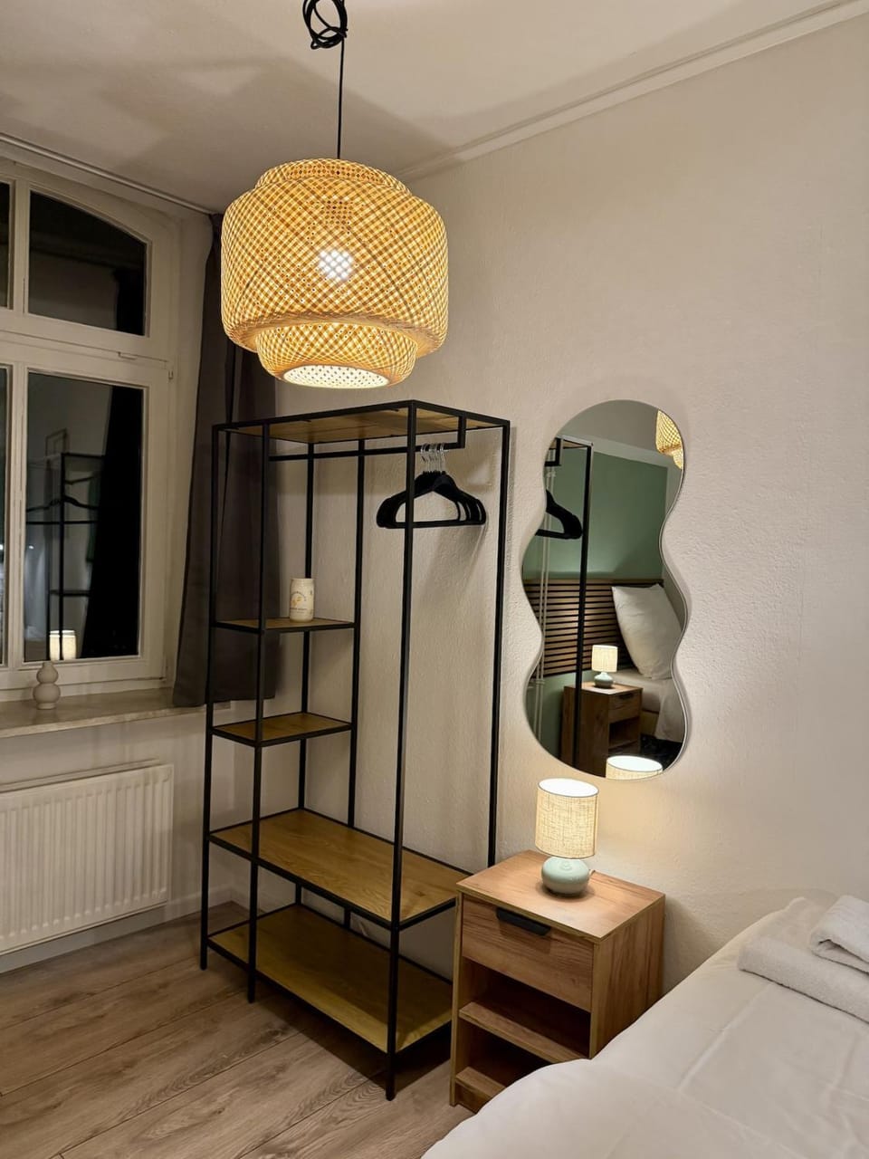 Bed, Photo of the whole room, Bedroom, wardrobe