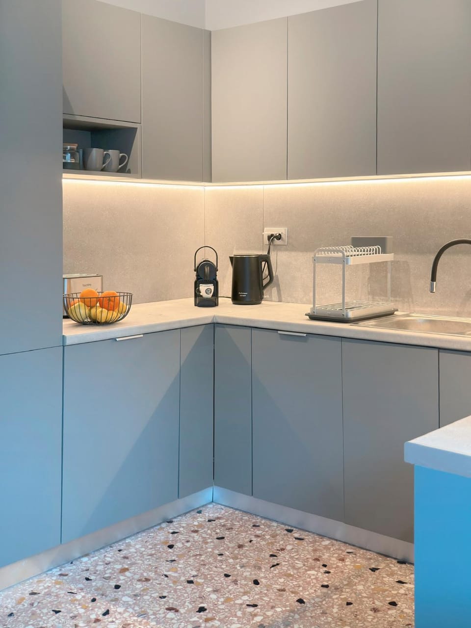 Coffee/tea facilities, Kitchen or kitchenette, dishwasher, oven, stove, toaster, washing machine, kitchen