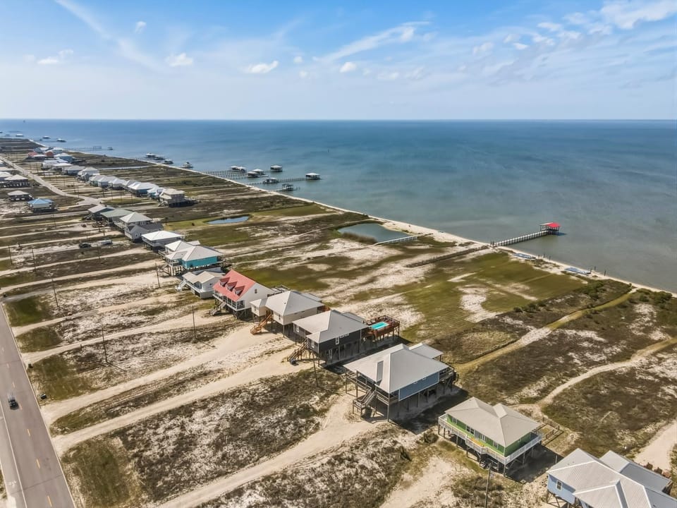 Property building, Day, Bird's eye view, Beach, Sea view