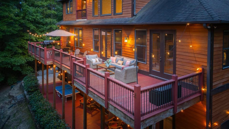 Golden Ridge Lodge - Hot Tub - Games - Mtn Views House in Helen