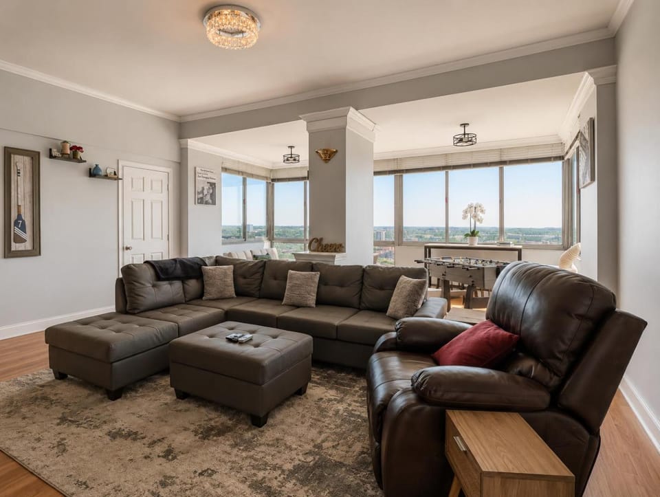 TV and multimedia, Living room, City view, City view, Family, internet, elevator