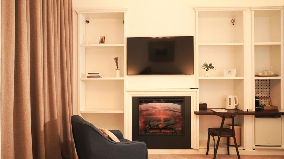 TV and multimedia, Coffee/tea facilities, fireplace
