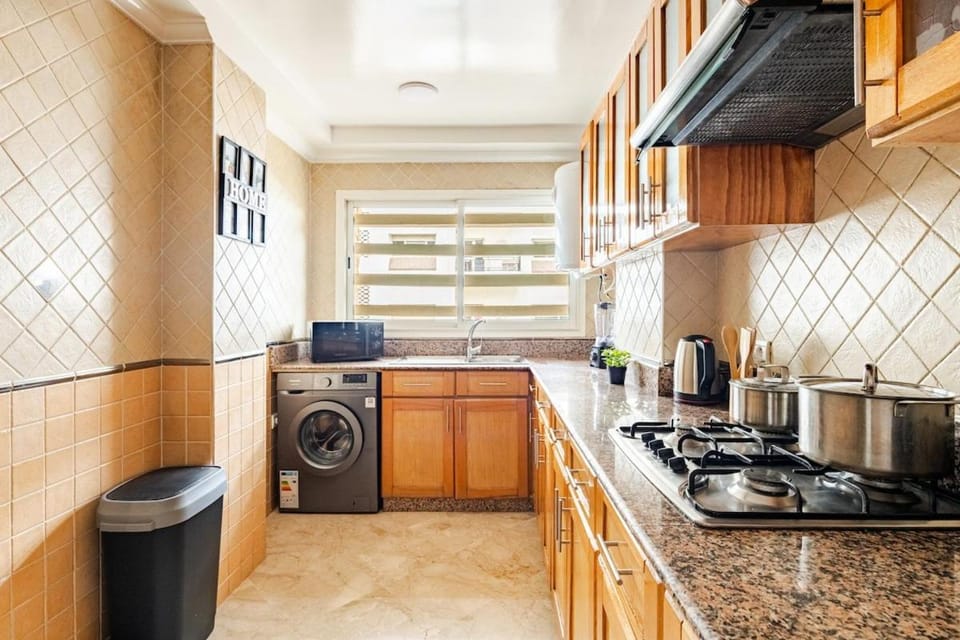 Spacious, 2 BDR, Balcony, AC, Parking, Fiber Optic - Agdal Apartment in Rabat
