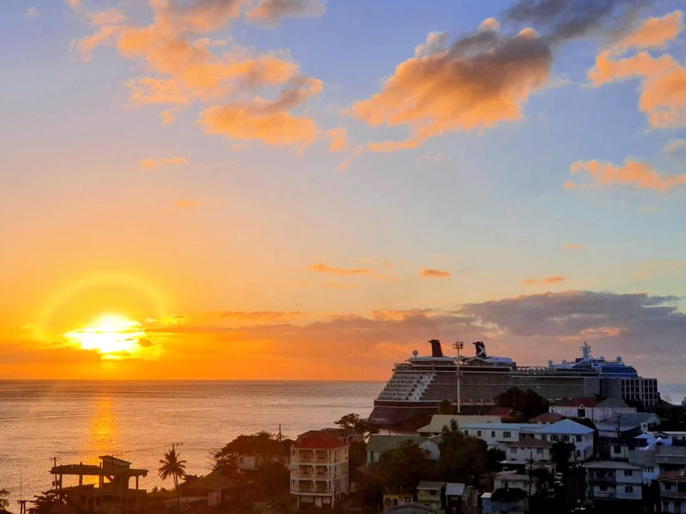 Nearby landmark, Day, Natural landscape, Sea view, Sunset